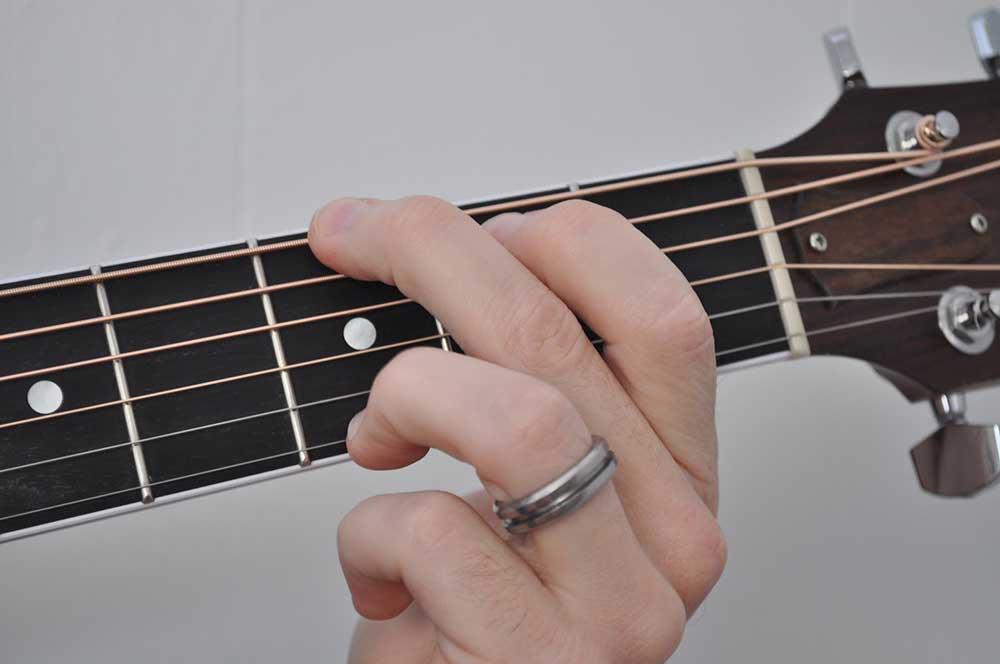 Cách bấm hợp âm sol trưởng guitar