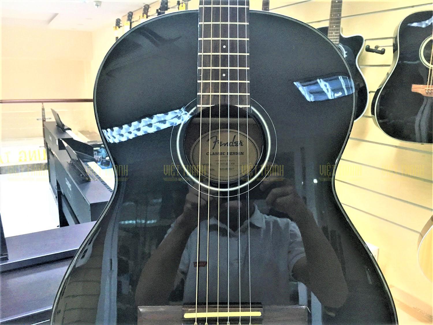 Đàn guitar Fender CN-60S, Black - 3