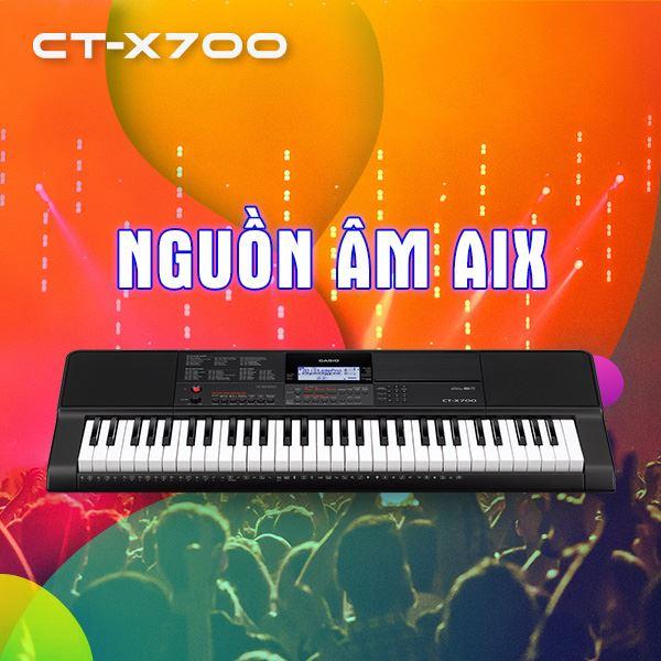 Đàn organ Casio CT-X700 có nguồn âm thanh chất lượng cao