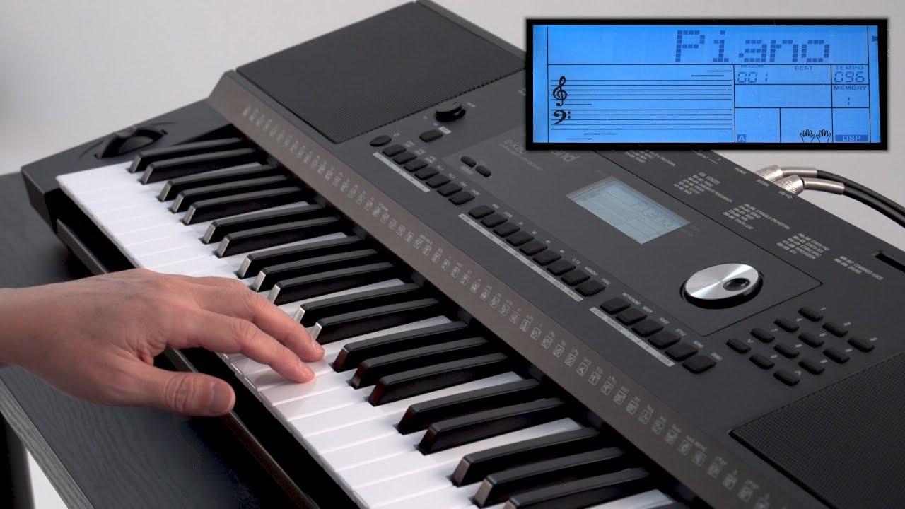 Đàn organ Roland EX20A màn hình LCD