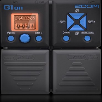 ZOOM GUITAR FX PEDAL G1ON